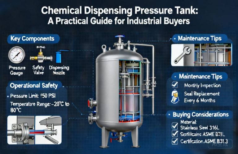 Chemical Dispensing Pressure Tank | A Practical Guide for Industrial Buyers