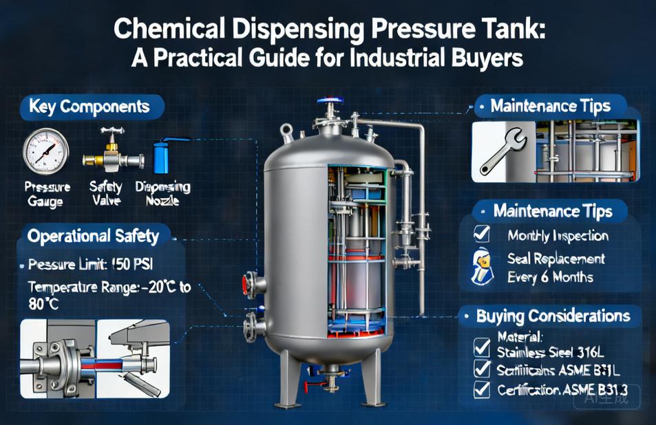 Chemical Dispensing Pressure Tank | A Practical Guide for Industrial Buyers