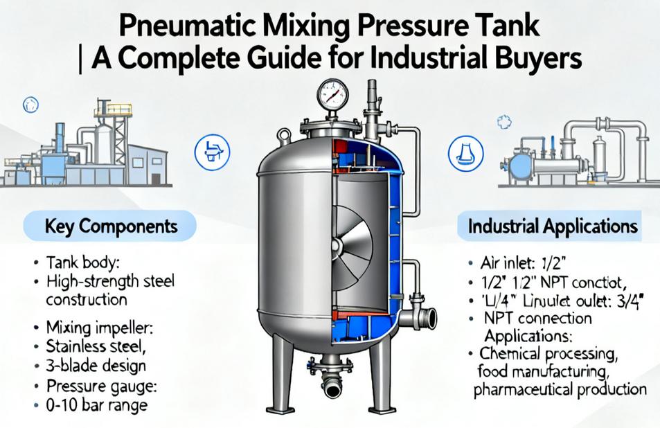 Pneumatic Mixing Pressure Tank | A Complete Guide for Industrial Buyers