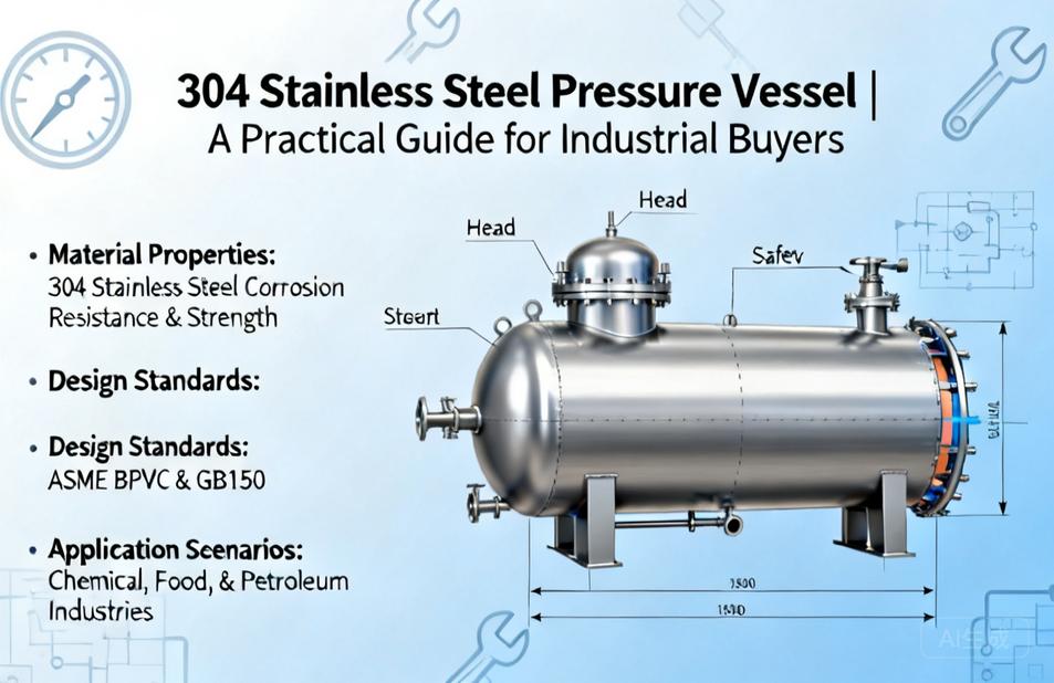 304 Stainless Steel Pressure Vessel | A Practical Guide for Industrial Buyers