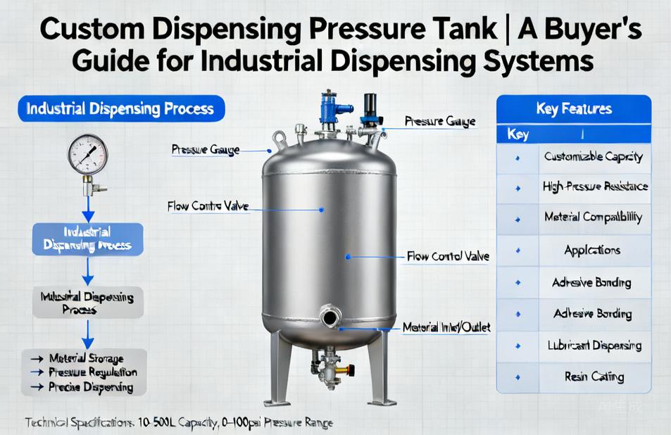 Custom Dispensing Pressure Tank | A Buyer's Guide for Industrial Dispensing Systems