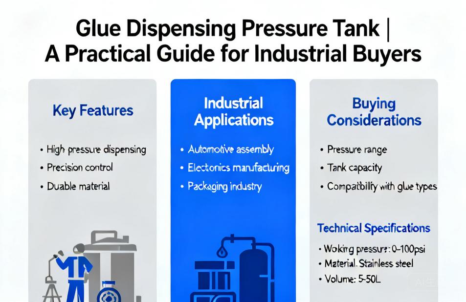 Glue Dispensing Pressure Tank | A Practical Guide for Industrial Buyers