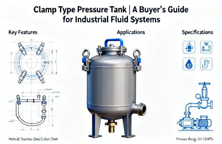 Clamp Type Pressure Tank | A Buyer’s Guide for Industrial Fluid Systems