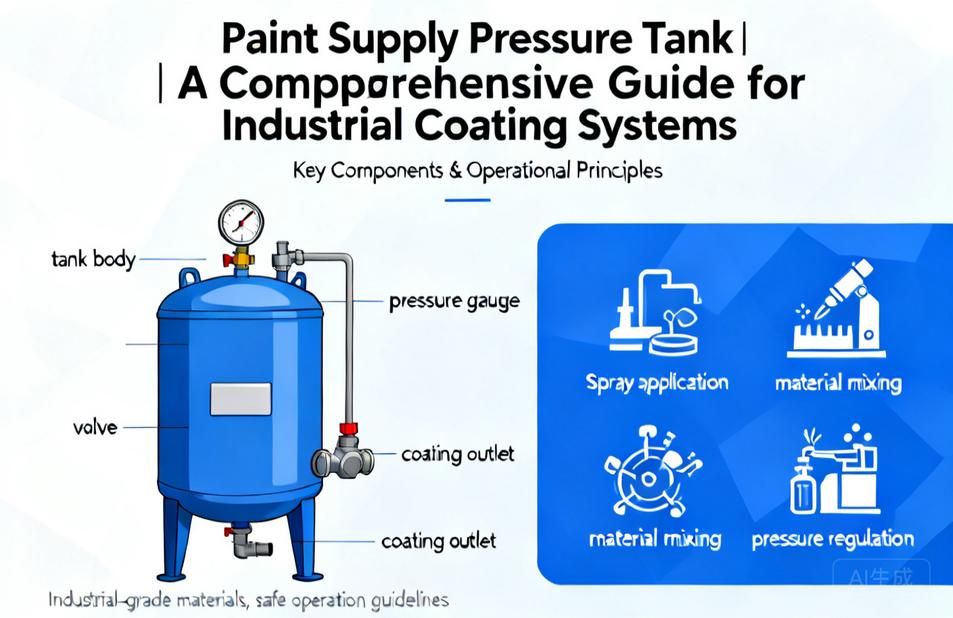 Paint Supply Pressure Tank | A Comprehensive Guide for Industrial Coating Systems